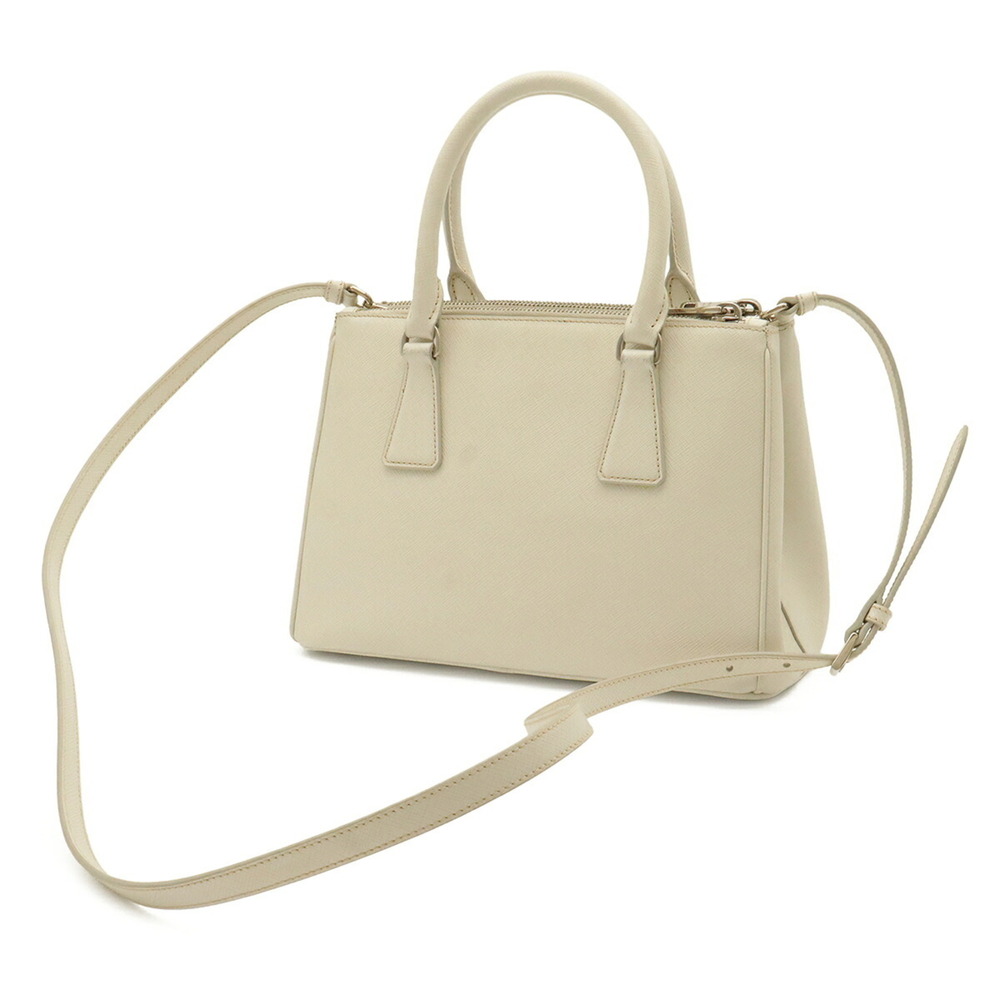 PRADA Galleria Handbag/Shoulder Bag, Saffiano Leather, White, 1BA896 - Picture 3 of 10
